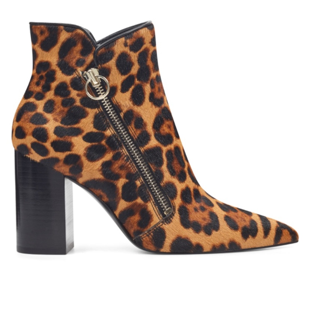 Nine West Cheetah Print Ankle Boots